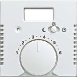 Busch-Jaeger Zentralscheibe für Raumtemperaturregler, Thermostat weiß, Retail