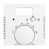 Busch-Jaeger Zentralscheibe für Raumtemperaturregler, Thermostat weiß, Retail