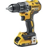 DEWALT Akku-Bohrschrauber DCD791D2, 18 Volt gelb/schwarz, 2x Li-Ion XR Akku 2,0Ah, in TSTAK Box