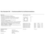 Gira Abdeckrahmen 2-fach, bruchsicher, Standard 55, seidenmatt, matt, Kunststoff, Thermoplast weiß (matt), Retail