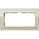 Gira Abdeckrahmen für Event mit Zwischenrahmen glänzend, Abdeckung Retail