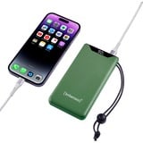 Intenso Powerbank F10000 Green grün, 10.000 mAh, PD 3.0, Quick Charge 3.0