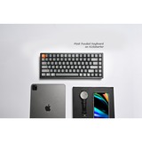 Keychron K2 Version 2, Gaming-Tastatur schwarz/grau, DE-Layout, Gateron Blue, Hot-Swap, RGB