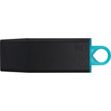 Kingston DataTraveler Exodia 64 GB, USB-Stick schwarz/türkis, USB-A 3.2 Gen 1, 2 Sütck