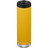 Klean Kanteen Trinkflasche TKWide VI vakuumisoliert, 592ml gelb, mit schwarzer Café Cap
