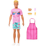 Mattel Barbie Mysteries Beach Detectives Ken-Puppe und Zubehör 