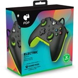 PDP Wired Controller - Electric Black, Gamepad schwarz/neon-grün, für Xbox Series X|S, Xbox One, PC