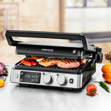 Rommelsbacher Kontaktgrill KG 2025 edelstahl/schwarz, 2.000 Watt