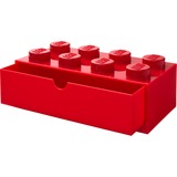 Room Copenhagen LEGO Schreibtischschublade 8              , Aufbewahrungsbox rot, Noppen