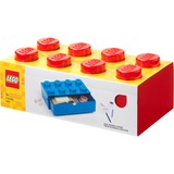 Room Copenhagen LEGO Schreibtischschublade 8              , Aufbewahrungsbox rot, Noppen