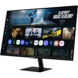 SAMSUNG Smart AI Monitor S32FM700UU, LED-Monitor 80 cm (32 Zoll), schwarz, UltraHD/4K, VA, HDR, Fernbedienung, Lautsprecher