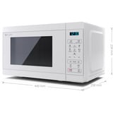 SHARP YC-MS02E-C, Mikrowelle weiß