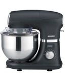 Severin KM 3897, Küchenmaschine schwarz (matt)/silber