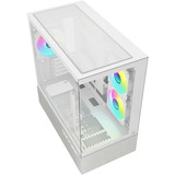 Sharkoon MK7 ARGB Generalüberholt, Tower-Gehäuse weiß, Tempered Glass x 2