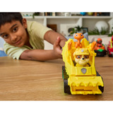 Spin Master Paw Patrol: Der Dino Film - Rubbles Dino-Rettungs-Bulldozer, Spielfahrzeug 