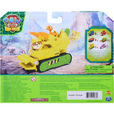 Spin Master Paw Patrol: Der Dino Film - Rubbles Dino-Rettungs-Bulldozer, Spielfahrzeug 