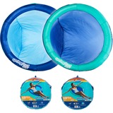 Spin Master SwimWays Spring Float Papasan 6061308, Luftmatratze blau, Hyper-Flate-Ventil