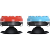 SteelSeries KontrolFreek Performance Thumbsticks Splash, Analog-Stick rot/blau, 2 Stück, für Nintendo Switch Joy-Cons & Nintendo Switch Lite