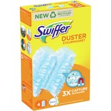 Swiffer Staubmagnet Nachfülltücher, 4 Stück, Staubwischer weiß, mit Febreze-Duft
