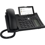 snom D385N, VoIP-Telefon schwarz