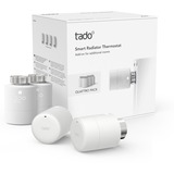 tado° Smartes Heizkörper-Thermostat, Heizungsthermostat weiß, 4er Pack, Zusatzprodukt für Einzelraumsteuerung