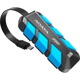 ADATA External SC740 500 GB, Externe SSD schwarz/blau, USB-C 3.2 Gen 2 (10 Gbit/s)