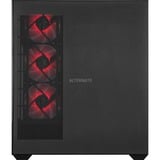 ALTERNATE Custom PC Series • Red Thunder Elements Gaming-PC schwarz/transparent, ohne Betriebssystem