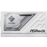 ASRock Steel Legend SL-1000GW, PC-Netzteil weiß, 1x 12-Pin High Power GPU, 3x PCIe, Kabelmanagement, 1000 Watt