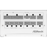 ASRock Steel Legend SL-1000GW, PC-Netzteil weiß, 1x 12-Pin High Power GPU, 3x PCIe, Kabelmanagement, 1000 Watt