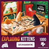 Asmodee Puzzle Exploding Kittens - Cats in Quarantine 1000 Teile