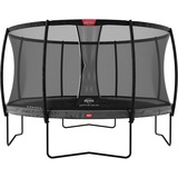BERG Toys Trampolin Champion Regular, Fitnessgerät grau, rund, Durchmesser 380 cm, inkl. Sicherheitsnetz Deluxe