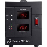 BlueWalker PowerWalker AVR 2000 SIV FR, Spannungsregler schwarz, Spannungsregler, Output: 2x French