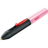 Bosch Akku-Heißklebestift Gluey Pen, Cupcake Pink, Heißklebepistole pink/schwarz, inkl. 20 Klebesticks