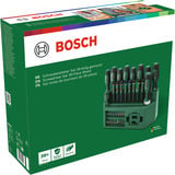 Bosch Heimwerken & Garten Schraubendreher Set Mixed, 39-teilig grün/schwarz, mit praktischem Gestell