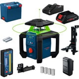 Bosch Professional Rotationslaser GRL18V-4-34CVG Akku ProCORE18V 4.0Ah in L-BOXX grün, Kit