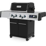 Broil King Gasgrill Regal Q 490 IR schwarz/edelstahl, mit Infrarot-Seitenbrenner und Heckbrenner, iQue Smart Steuerung