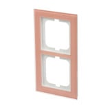 Busch-Jaeger Abdeckrahmen 2-fach, Abdeckung rosa, Retail