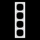 Busch-Jaeger Abdeckrahmen vierfach weiß, Retail