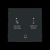 Busch-Jaeger Klingeltaster Do Not Disturb Make Up Room schwarz, Retail
