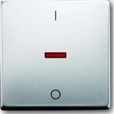 Busch-Jaeger Kontrollwippe mit Aufdruck Ein Aus edelstahl, Retail