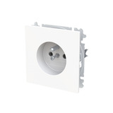 Busch-Jaeger Steckdose mit Erdungsstift weiß, Retail