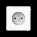 Busch-Jaeger Steckdose mit Erdungsstift weiß, Retail