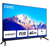 CHiQ U43G7LX, LED-Fernseher 108 cm(43 Zoll), schwarz, Triple Tuner, Android, SmartTV, HDR, UltraHD/4K