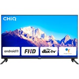 CHiQ U43G7LX, LED-Fernseher 108 cm(43 Zoll), schwarz, Triple Tuner, Android, SmartTV, HDR, UltraHD/4K