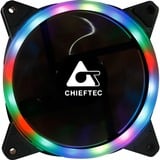 Chieftec AF-12RGB, Gehäuselüfter schwarz/weiß