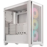 Corsair iCUE 4000D RGB AIRFLOW True White, Tower-Gehäuse weiß, Tempered Glass