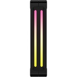 Corsair iCUE LINK QX120 RGB 120-mm-PWM-Lüfter, Gehäuselüfter schwarz, Erweiterungskit