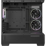 DeepCool CG380U 3F, Tower-Gehäuse schwarz, Panoramaglas-Gehäuse