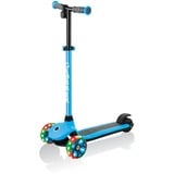 GLOBBER One K E-Motion Plus 4 Plus, E-Scooter hellblau, mit Leuchtrollen