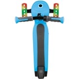 GLOBBER One K E-Motion Plus 4 Plus, E-Scooter hellblau, mit Leuchtrollen